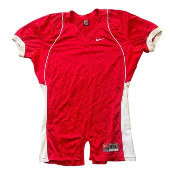 Vintage Nike Basketball Jersey Korea Made Red 3XL - Picture 1 of 6